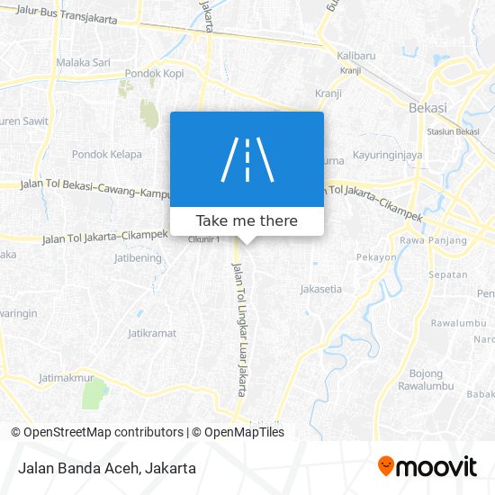 Jalan Banda Aceh map