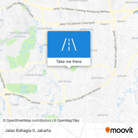 Jalan Bahagia II map