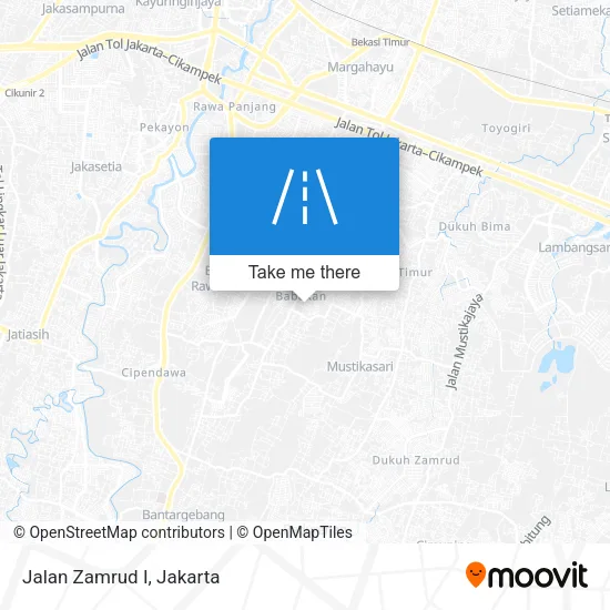 Jalan Zamrud I map