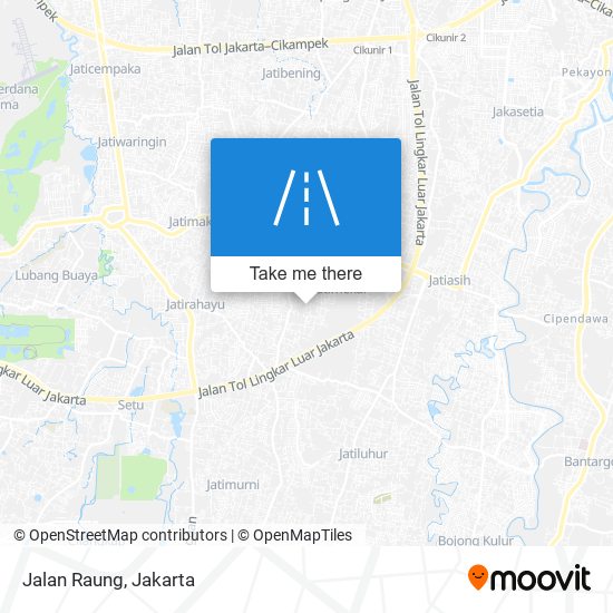 Jalan Raung map