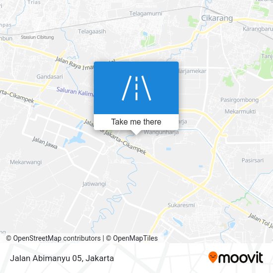 Jalan Abimanyu 05 map
