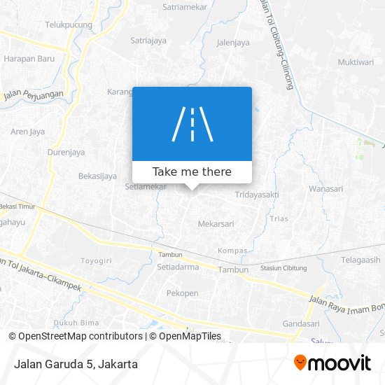 Jalan Garuda 5 map