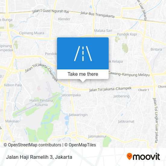 Jalan Haji Ramelih 3 map