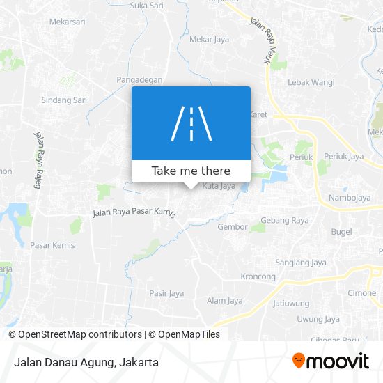 Jalan Danau Agung map