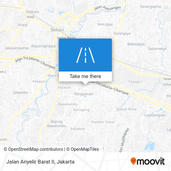 Jalan Anyelir Barat II map