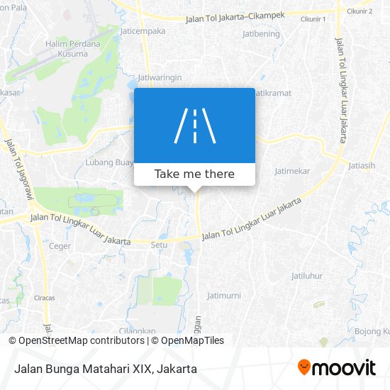 Jalan Bunga Matahari XIX map