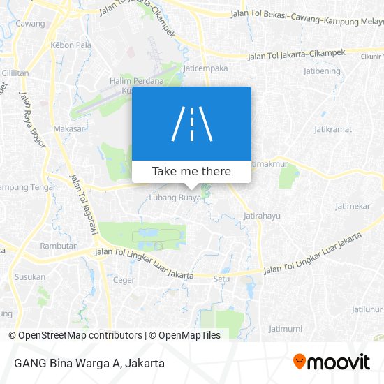 GANG Bina Warga A map