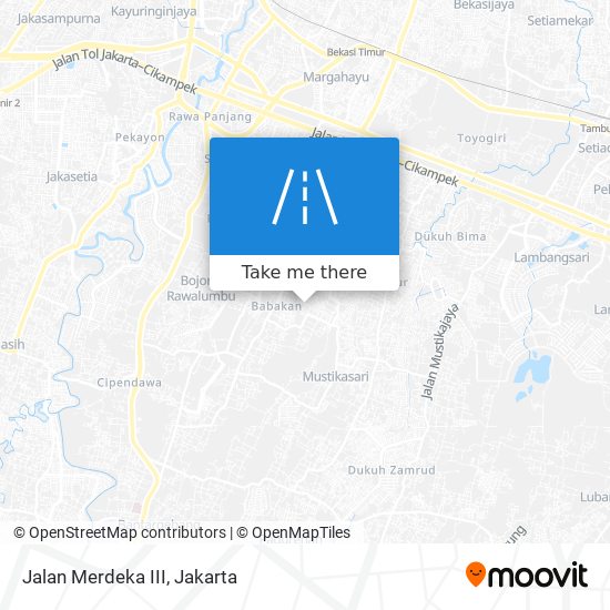 Jalan Merdeka III map