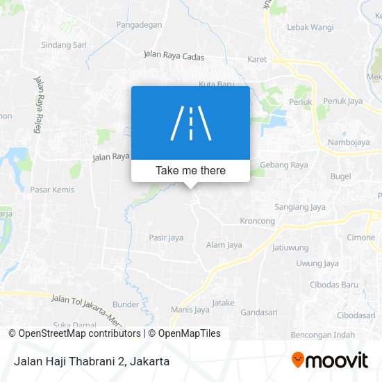 Jalan Haji Thabrani 2 map