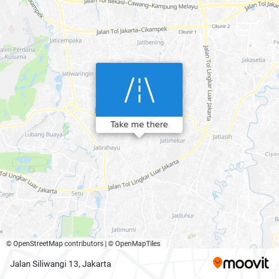 Jalan Siliwangi 13 map