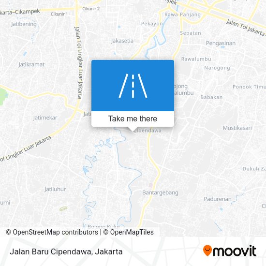Jalan Baru Cipendawa map