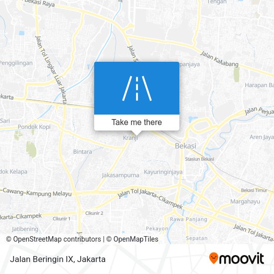 Jalan Beringin IX map
