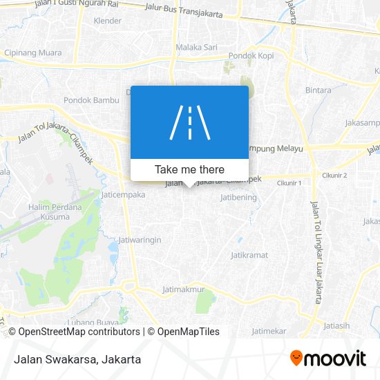 Jalan Swakarsa map