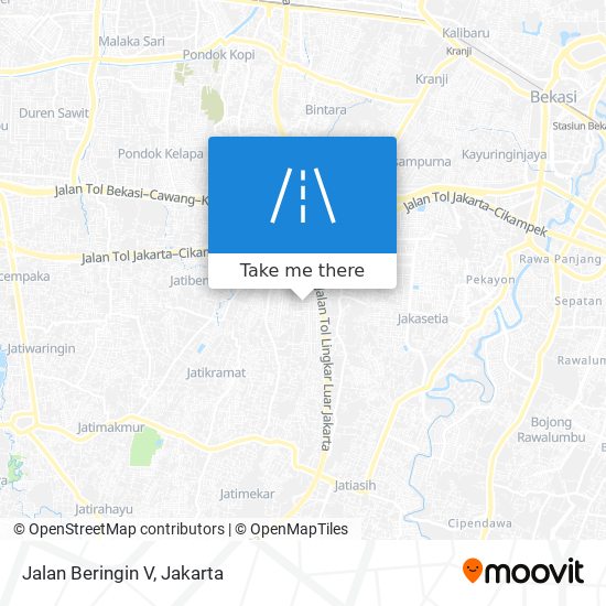 Jalan Beringin V map