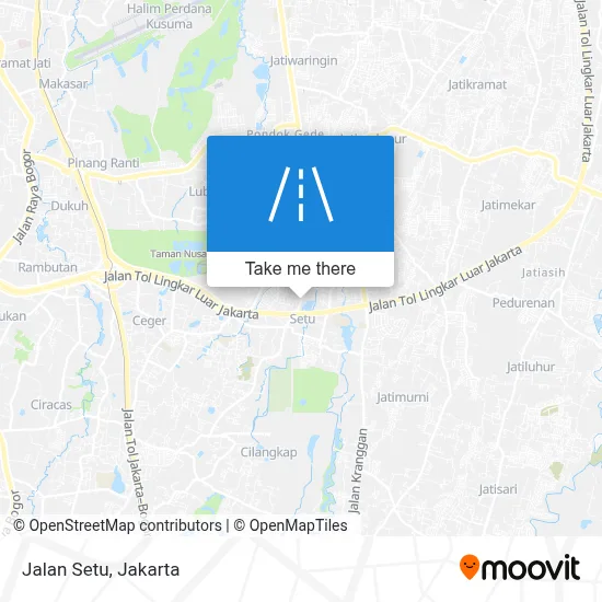 Jalan Setu map