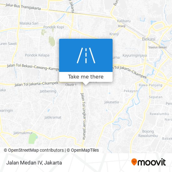 Jalan Medan IV map