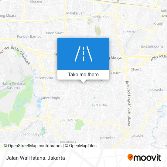 Jalan Wali Istana map