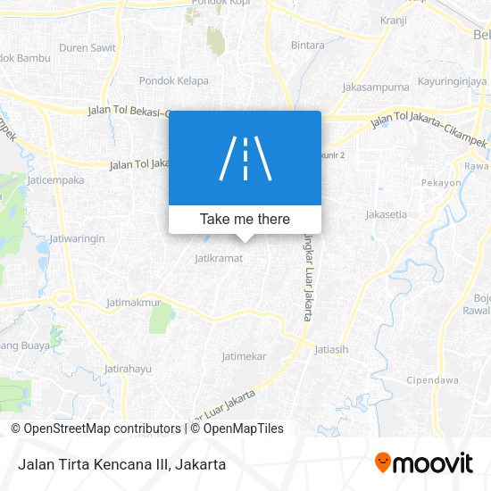 Jalan Tirta Kencana III map
