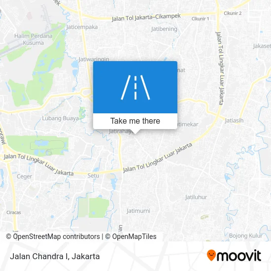 Jalan Chandra I map