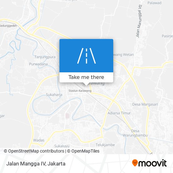 Jalan Mangga IV map