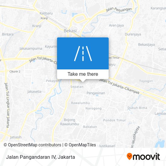 Jalan Pangandaran IV map