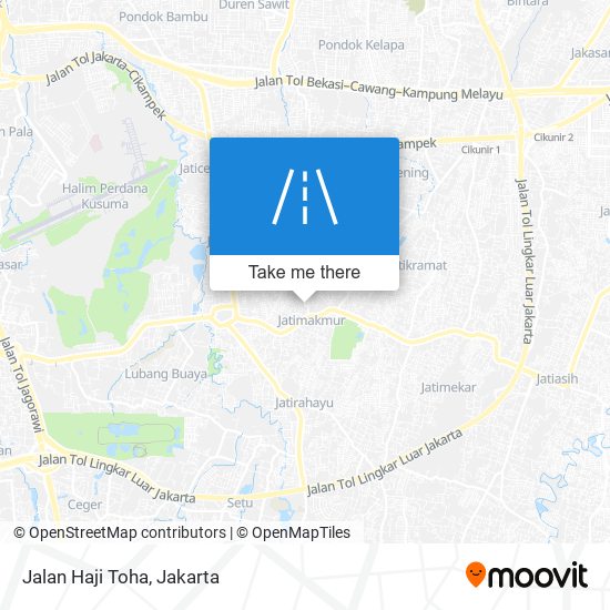Jalan Haji Toha map