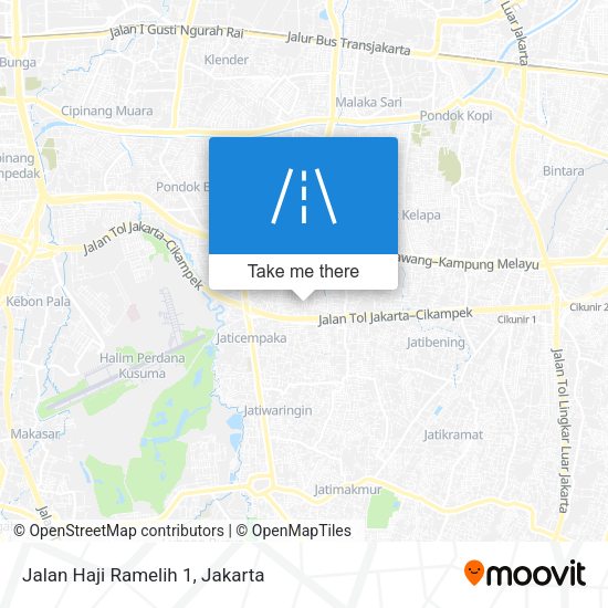Jalan Haji Ramelih 1 map