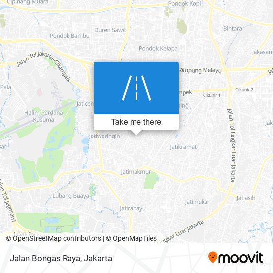 Jalan Bongas Raya map