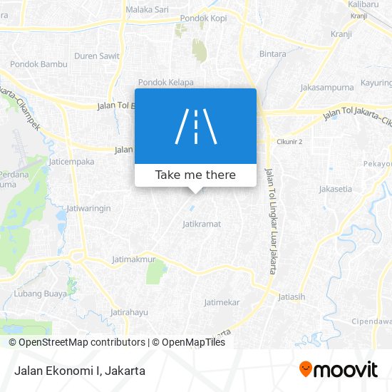 Jalan Ekonomi I map