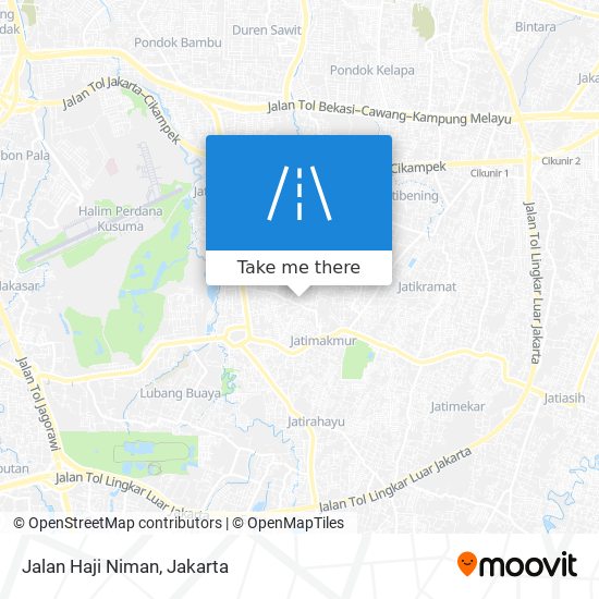 Jalan Haji Niman map