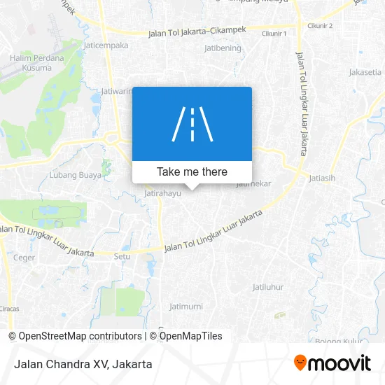 Jalan Chandra XV map
