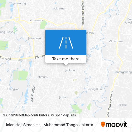 Jalan Haji Simah Haji Muhammad Tongo map