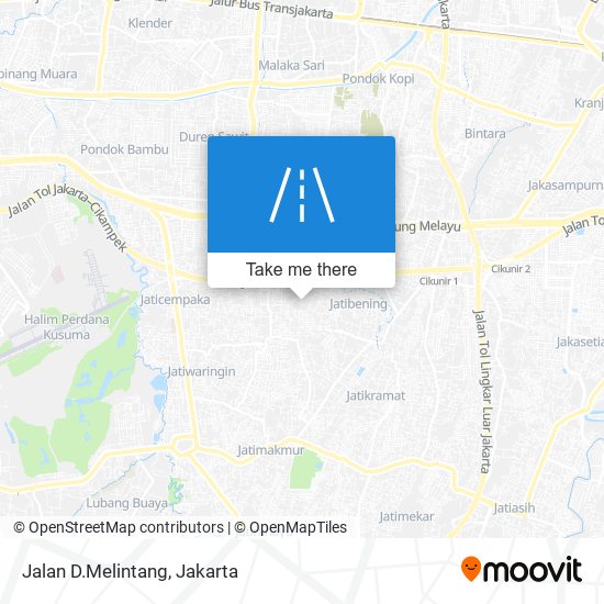 Jalan D.Melintang map