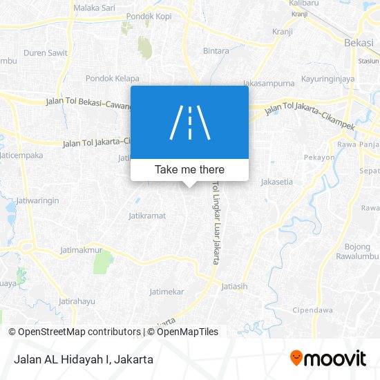 Jalan AL Hidayah I map