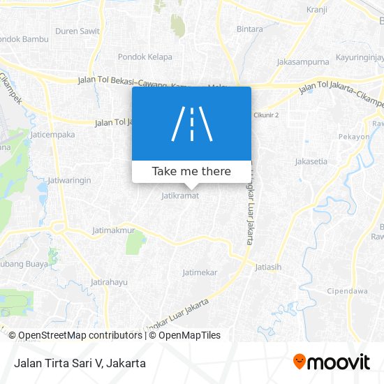 Jalan Tirta Sari V map