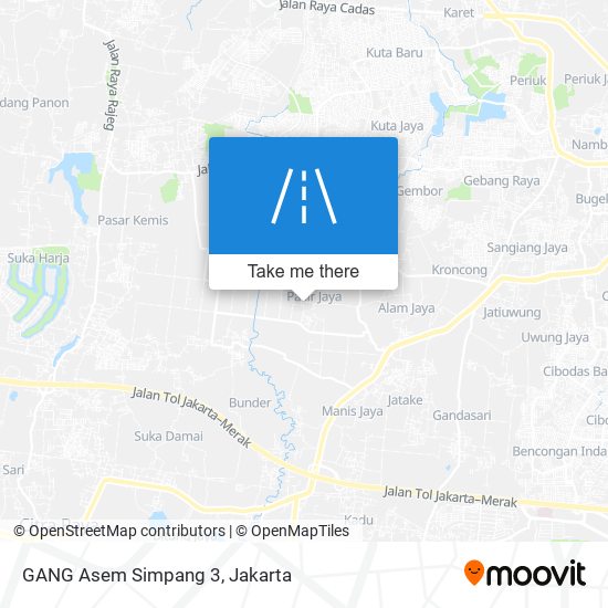 GANG Asem Simpang 3 map