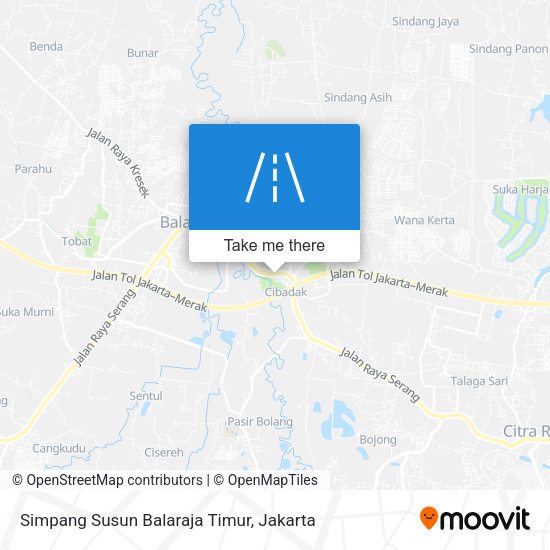 Simpang Susun Balaraja Timur map