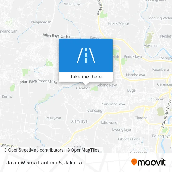 Jalan Wisma Lantana 5 map