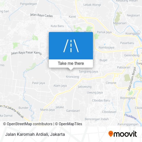 Jalan Karomah Ardiali map