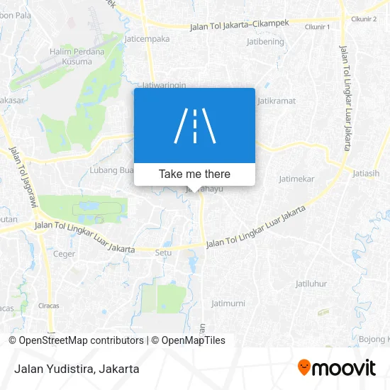 Jalan Yudistira map