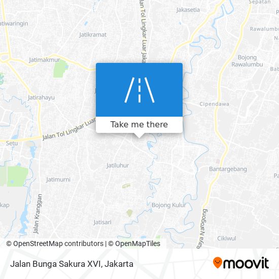 Jalan Bunga Sakura XVI map