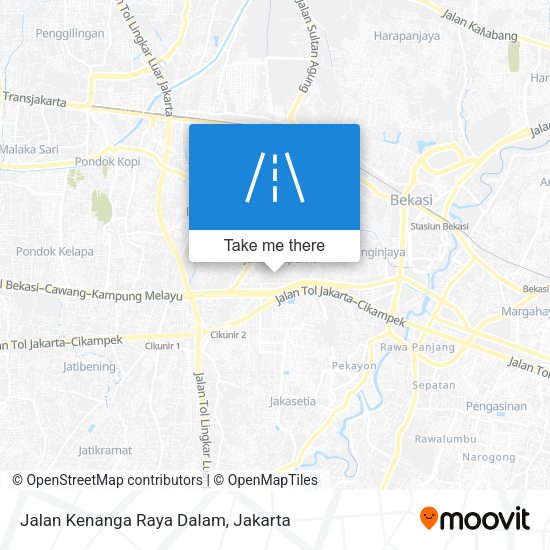 Jalan Kenanga Raya Dalam map