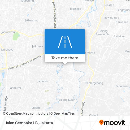 Jalan Cempaka I B map