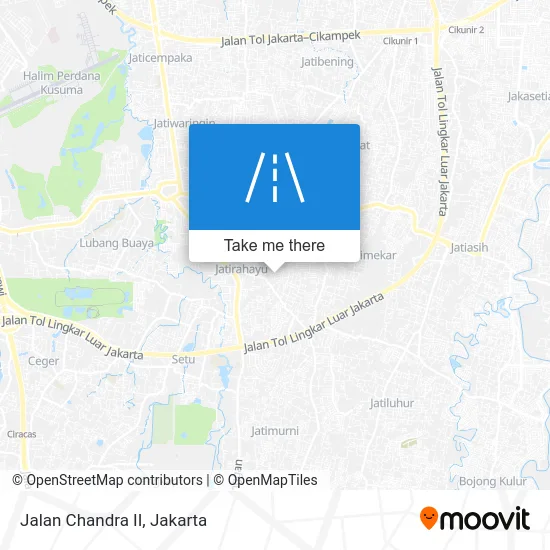 Jalan Chandra II map