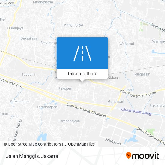 Jalan Manggis map