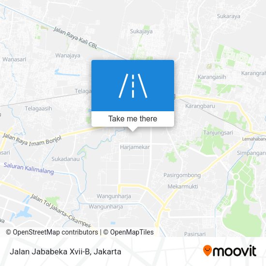 Jalan Jababeka Xvii-B map