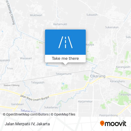 Jalan Merpatii IV map