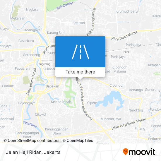 Jalan Haji Ridan map