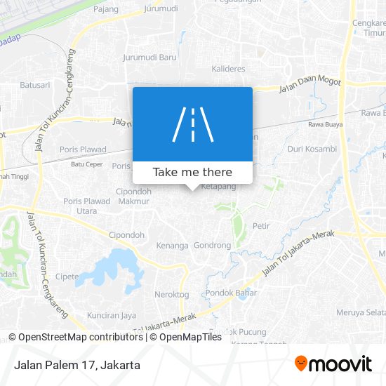 Jalan Palem 17 map