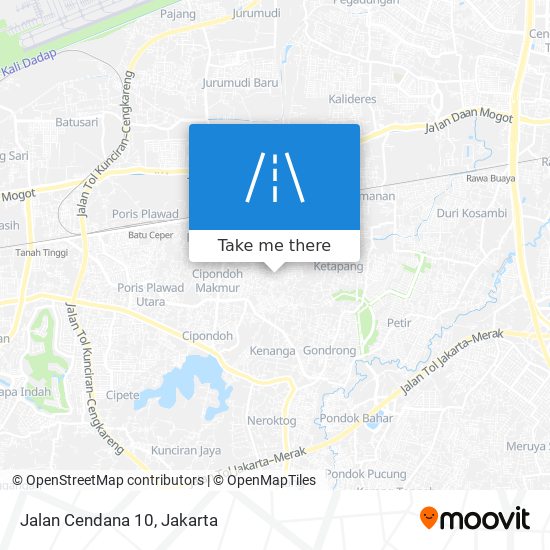 Jalan Cendana 10 map